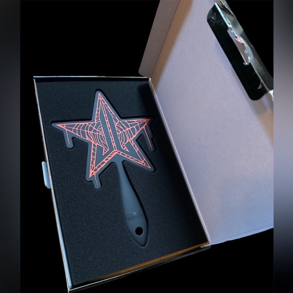 Jeffrey Star Black and Red Star Hand Mirror! NEW IN BOX - Picture 1 of 4